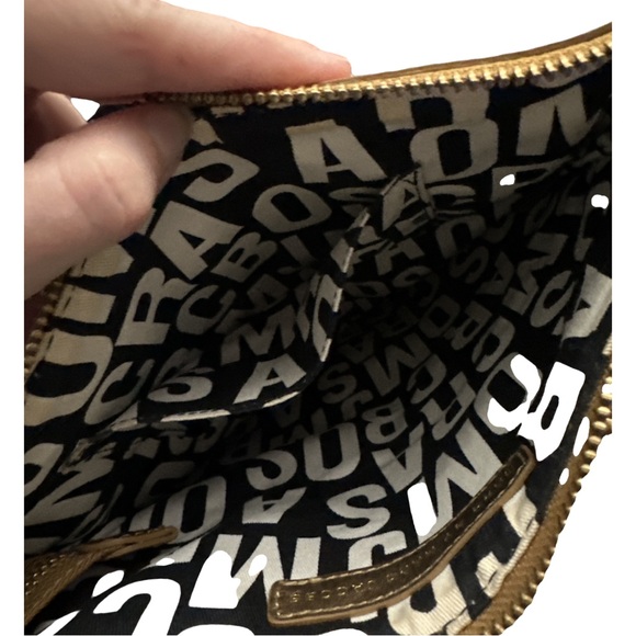 MARC BY MARC JACOBS women's turn-lock metallic gold small shoulder/crossbody bag - Picture 4 of 4